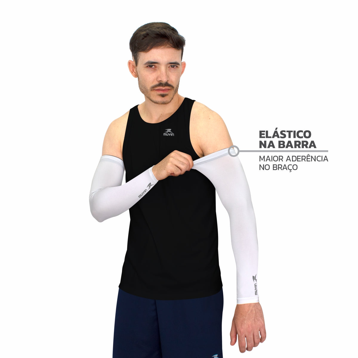 Manguito Longo Elástico Basic FPS UV50+ - Kit com 3