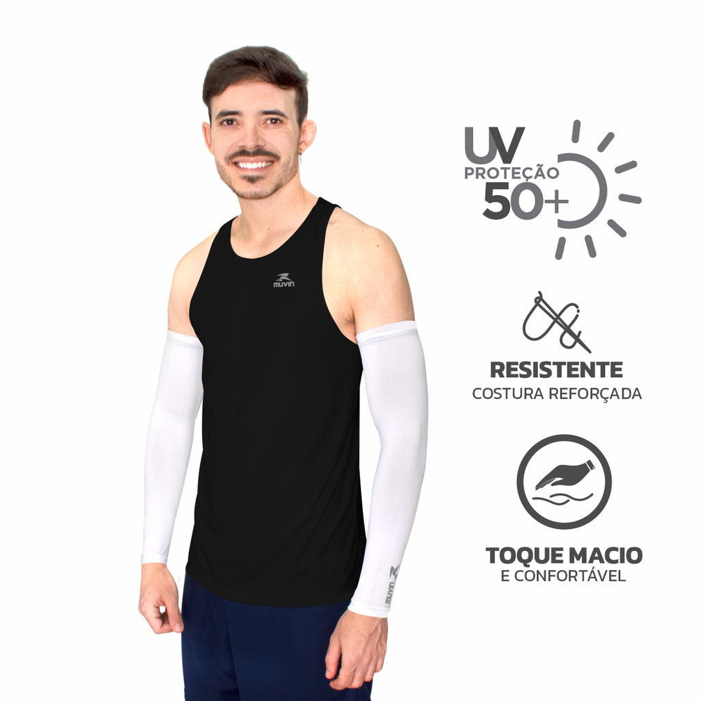 Manguito Longo Elástico Basic FPS UV50+ - Kit com 3