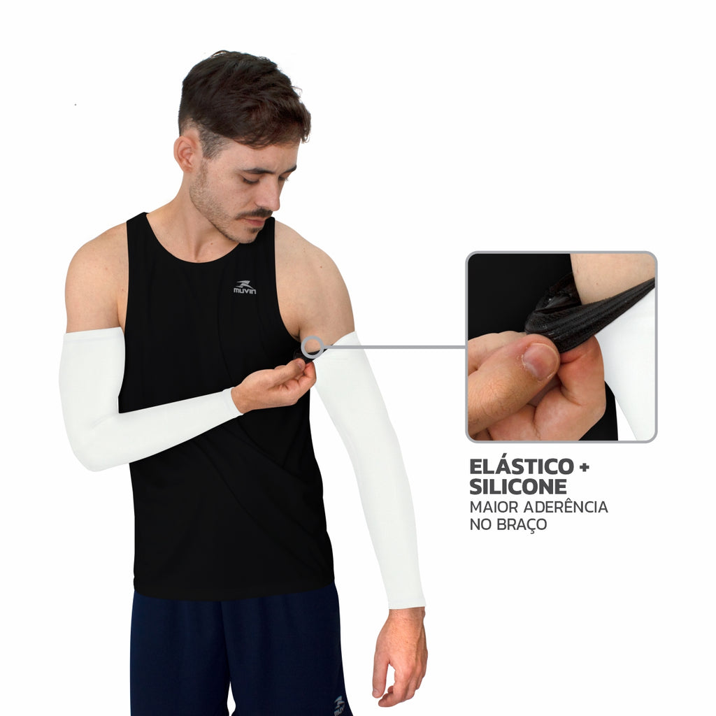 Manguito Longo Elástico Pro FPS UV 50+ - Kit com 2