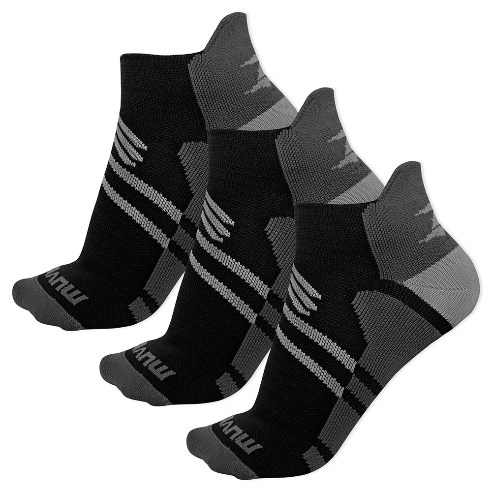 Kit 3 Pares Meia Cano Curto Compressão Arrow Muvin Unissex