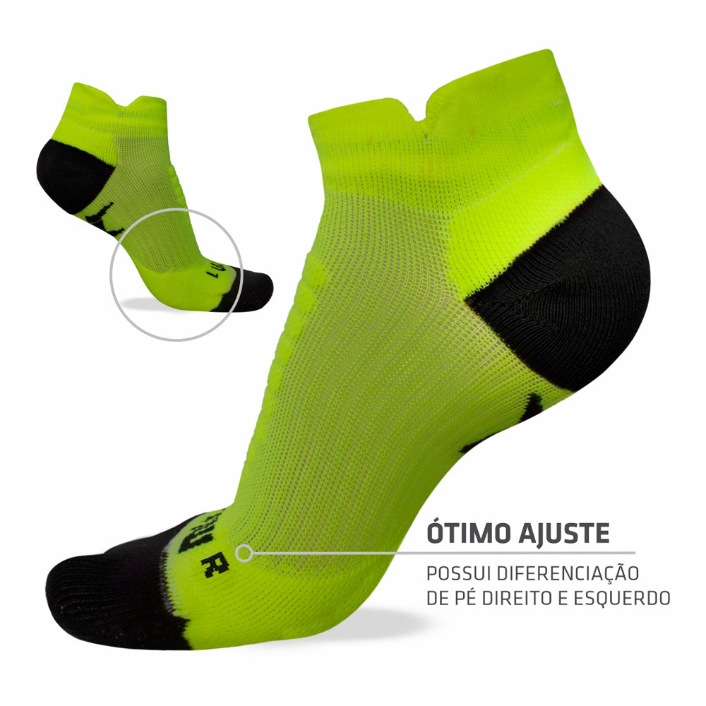 Meia Cano Curto Sport Performance - Kit com 3