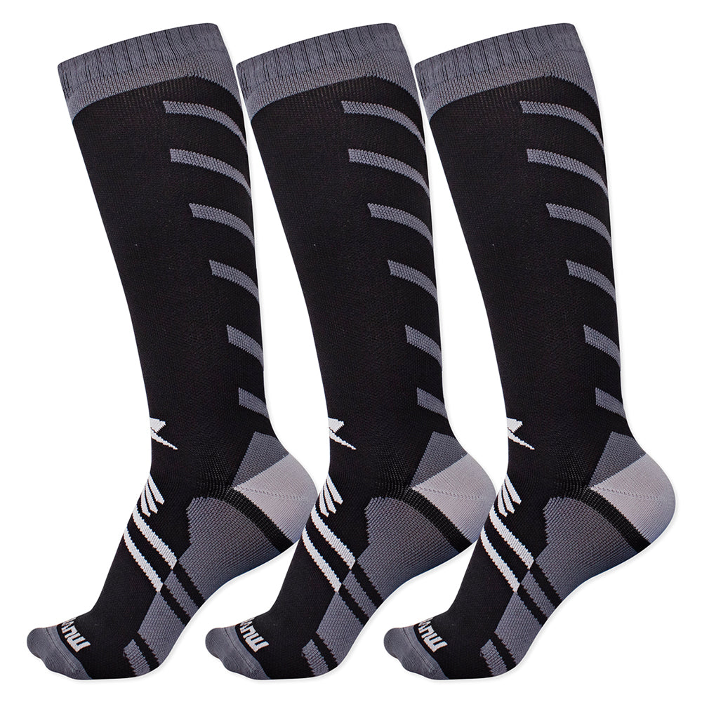 Meia Cano Longo de Compressão Arrow - Kit com 3