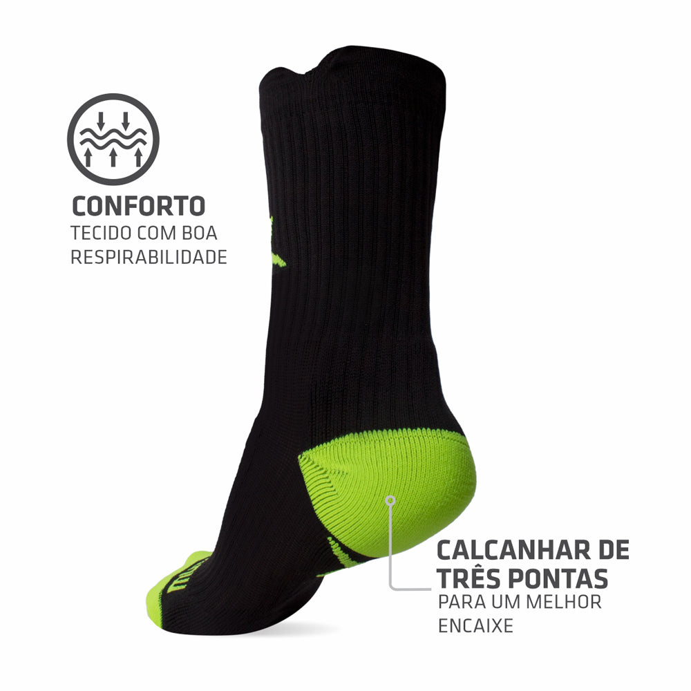 Meia Cano Longo Sport Performance