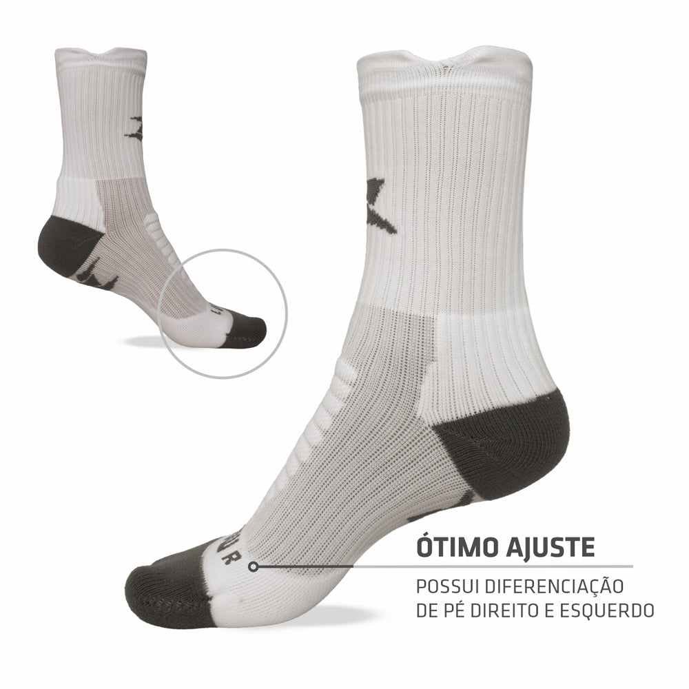 Meia Cano Longo Sport Performance