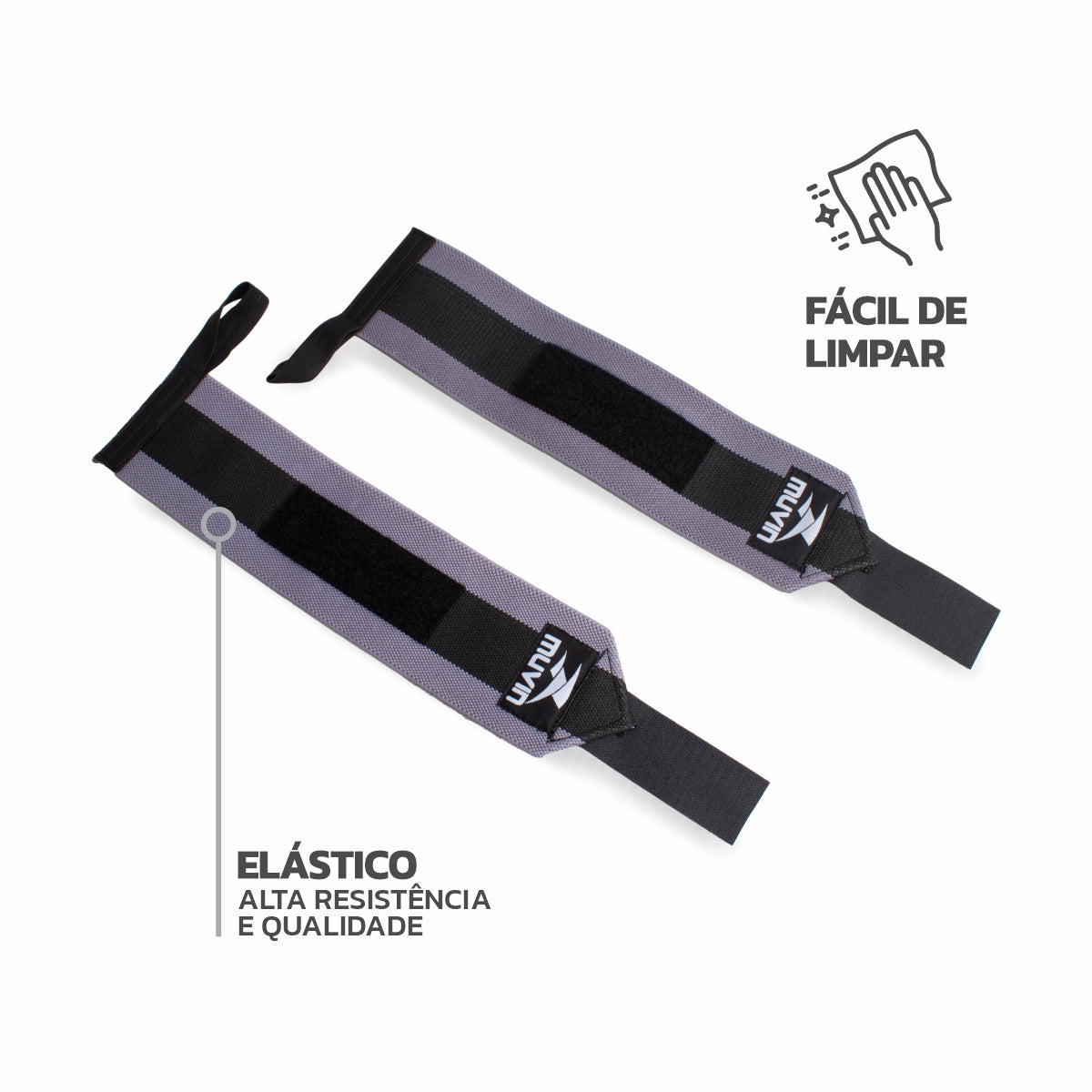 Munhequeira Elástica Curta para LPO