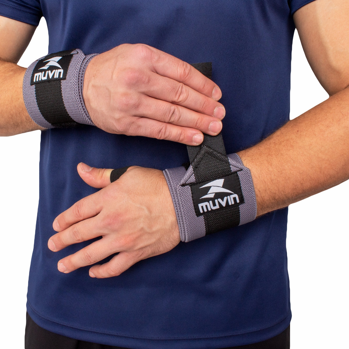 Kit Cinturão de Musculação + Munhequeira Elástica Longa para LPO