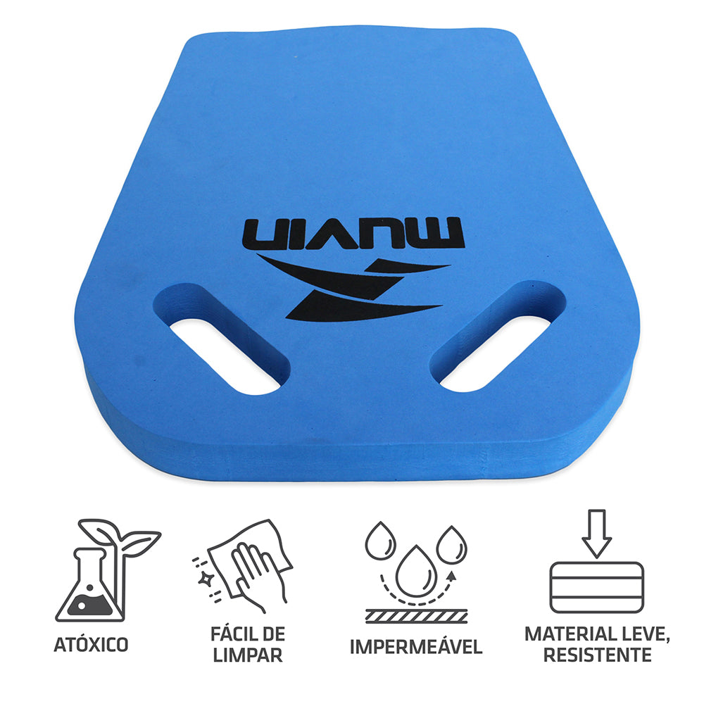 Kit Prancha Corretiva + Caneleira Hidroginástica - 1kg à 2kg + Cinto Flutuante