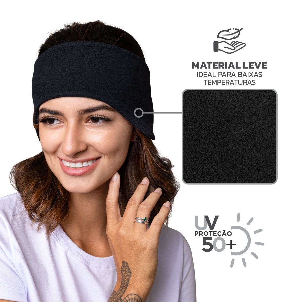 Protetor de Orelha Fleece FPS UV50+