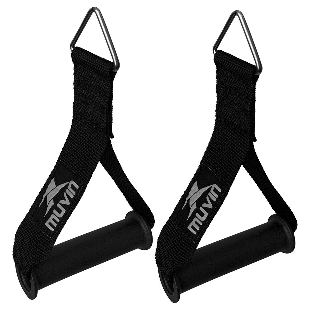 Kit com 2 Puxador para Musculação em Fita Reforçada Muvin