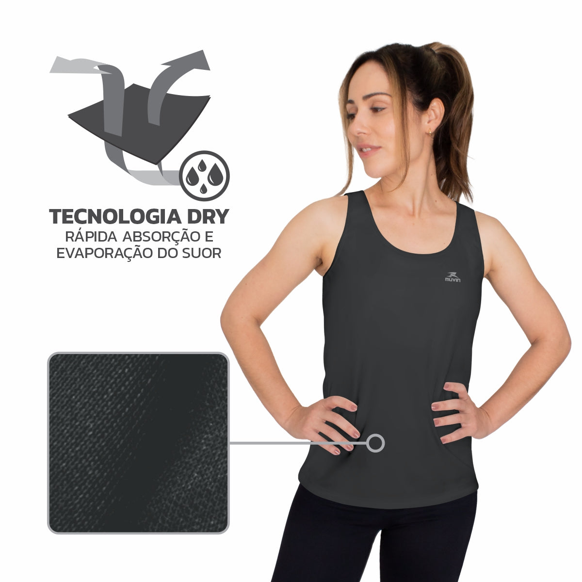 Regata Dry Basic TK FPS50 - Feminino