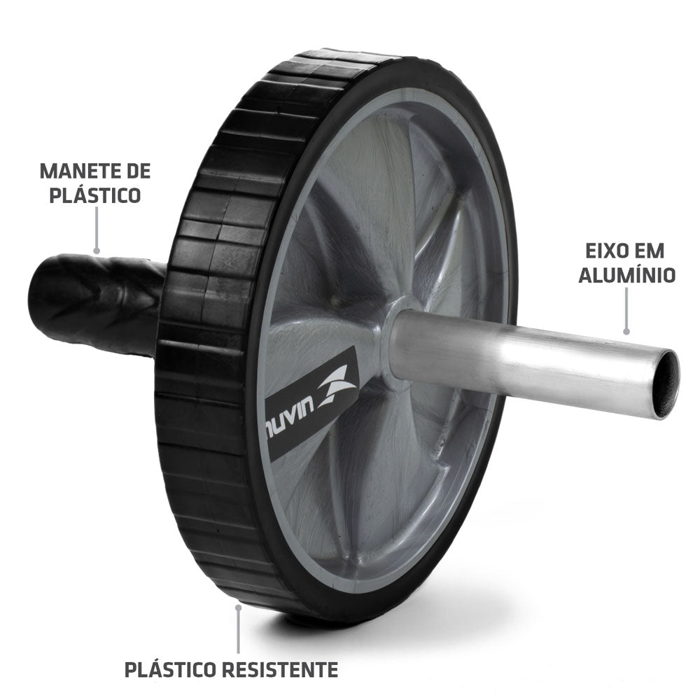 Kit Corda + Roda Abdominal + Mini Bands + Colchonete Muvin