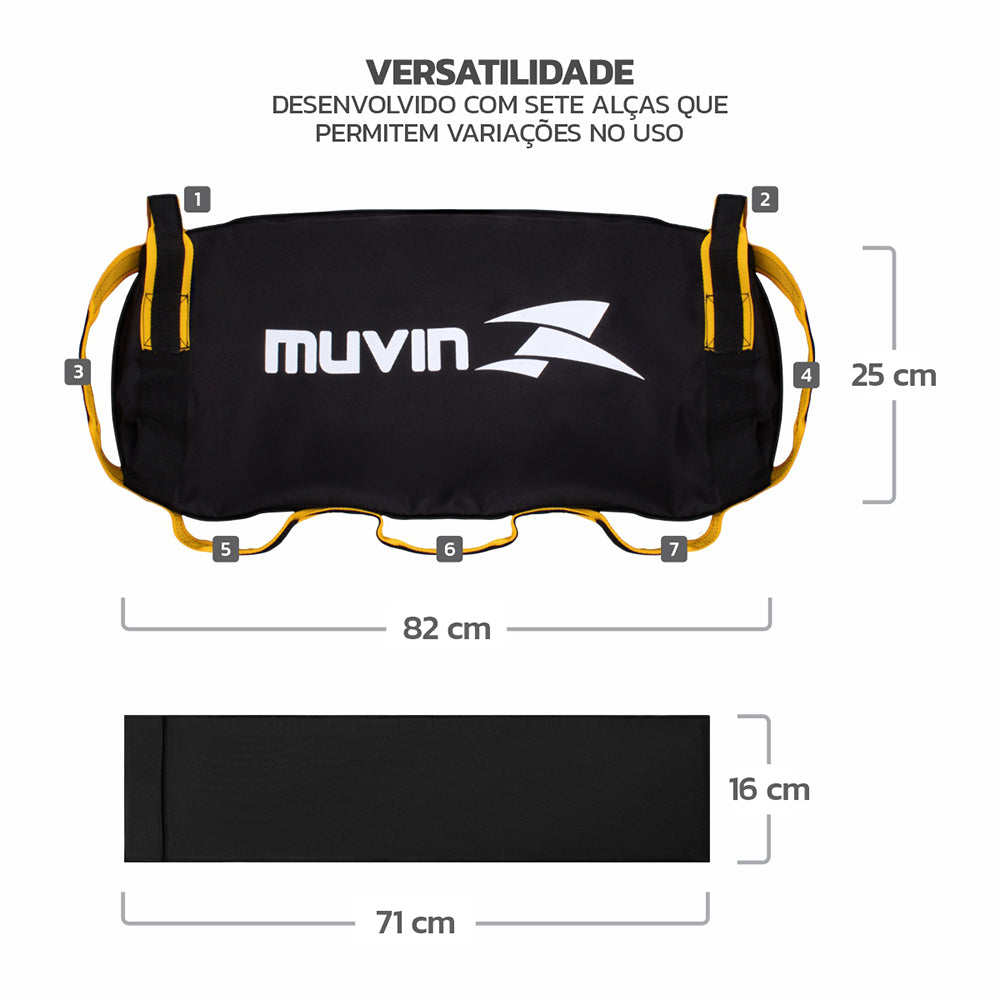 Sandbag Ajustável Muvin para Treinamento Funcional