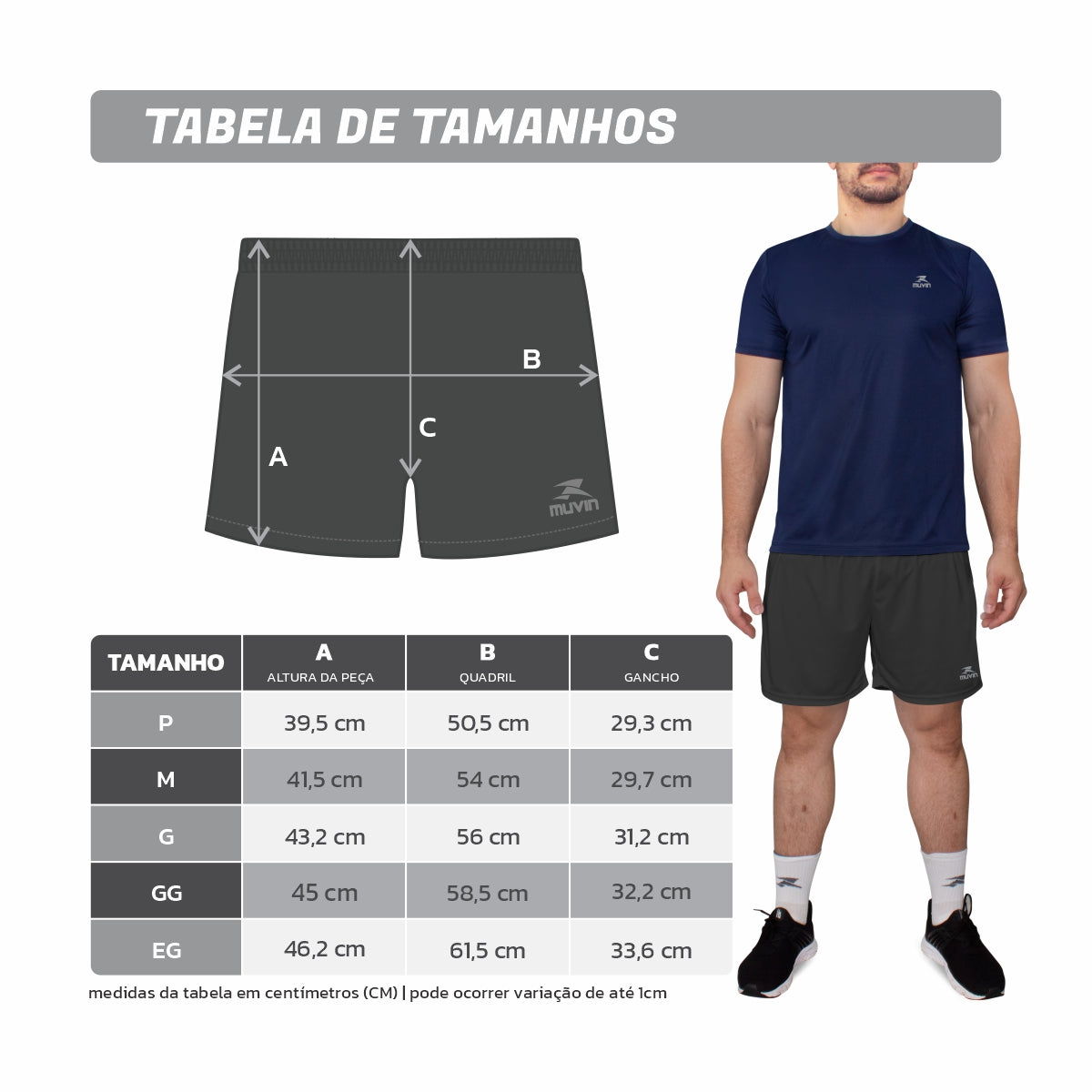 Short Esportivo Basic - Masculino