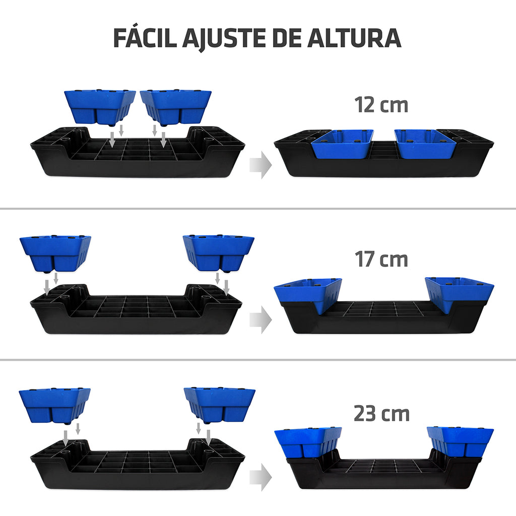 Step de Ginástica - 70,5cm x 28,5cm - Kit com 2