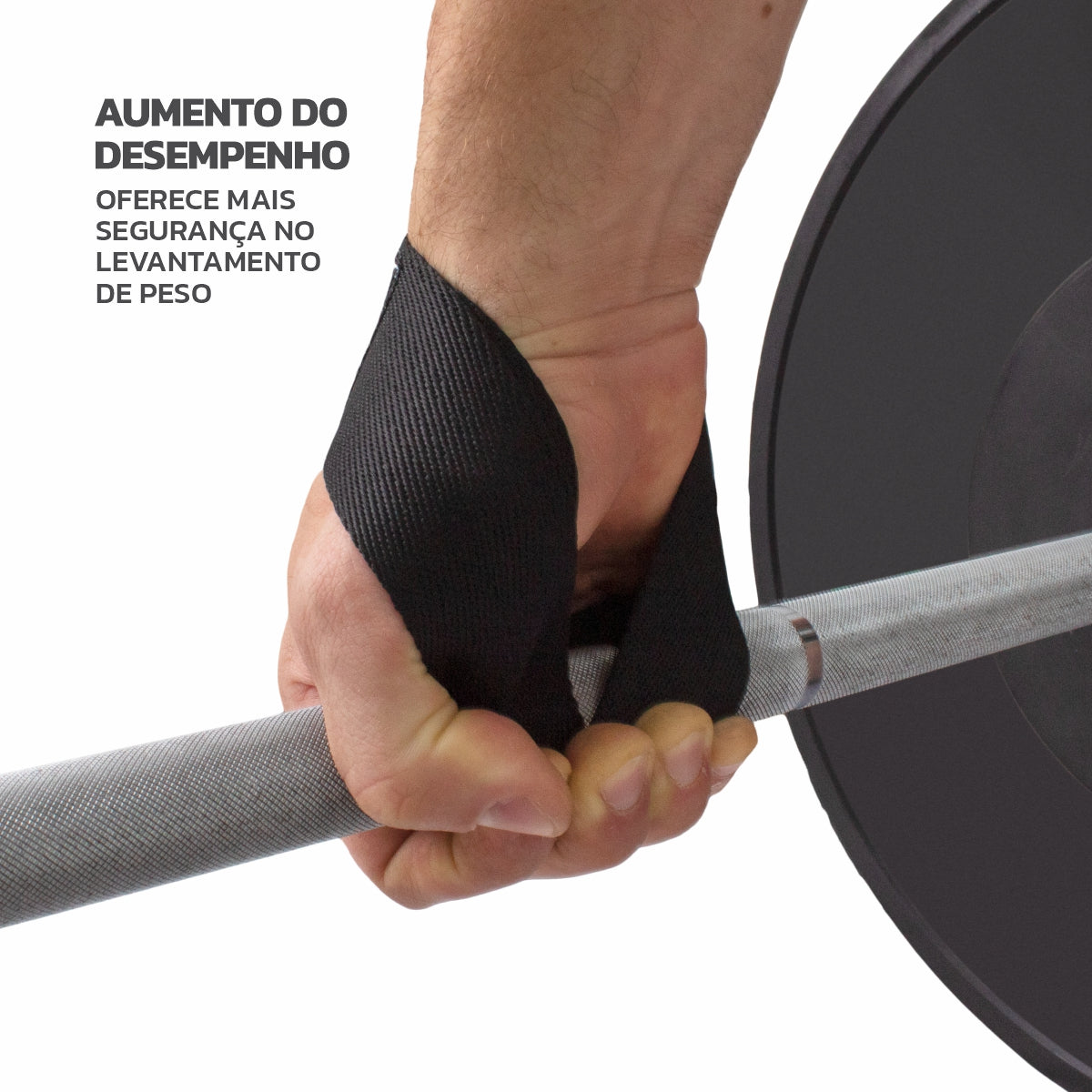 Kit Cinturão de Musculação + Straps Musculação 8-Shape