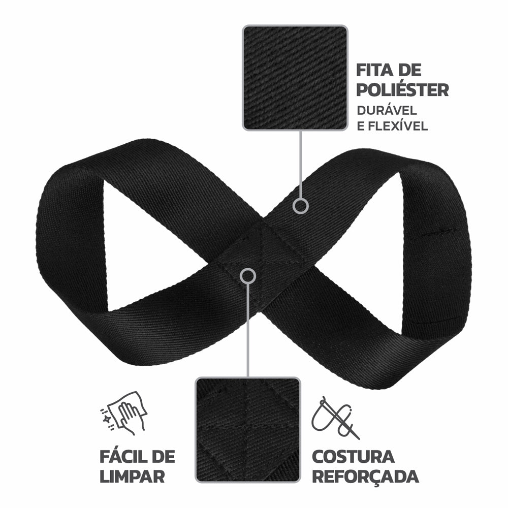 Straps Musculação 8-Shape