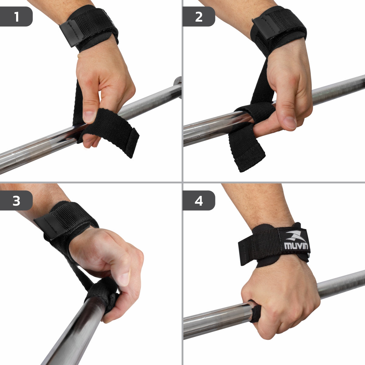 Strap de Musculação com Munhequeira