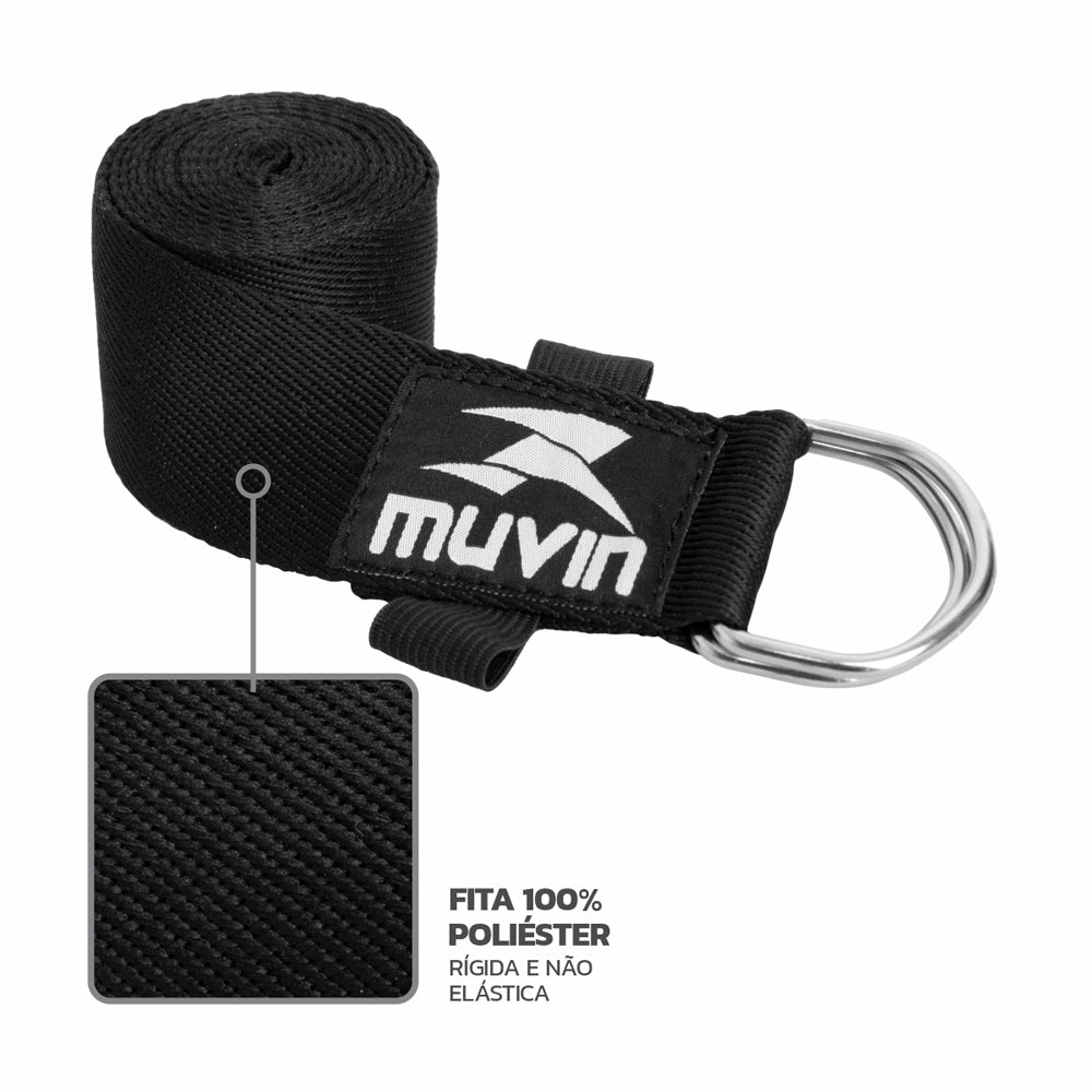 Yoga Strap Muvin Cinto para Alongamento - 305cm