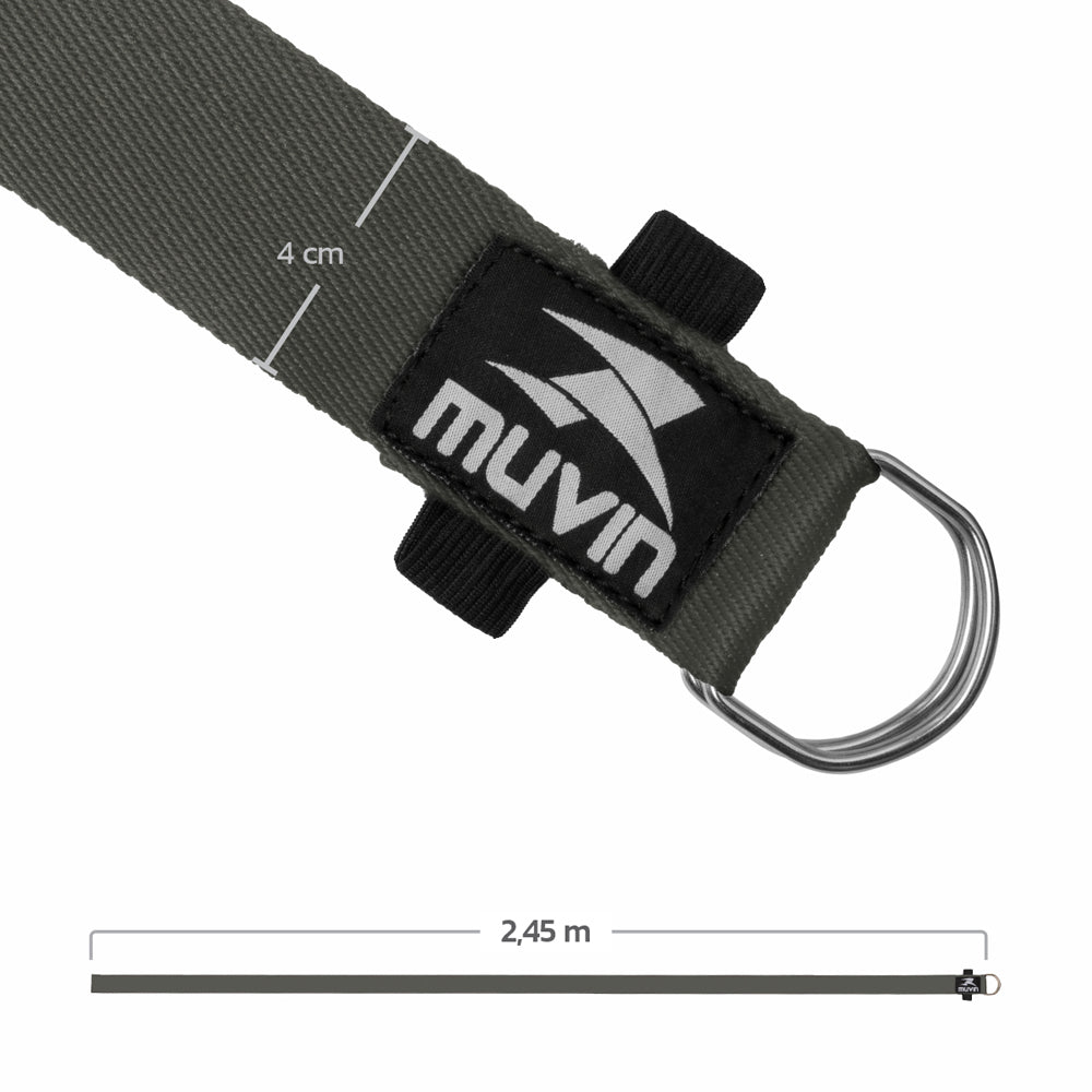Yoga Strap Muvin Cinto para Alongamento  - 245cm