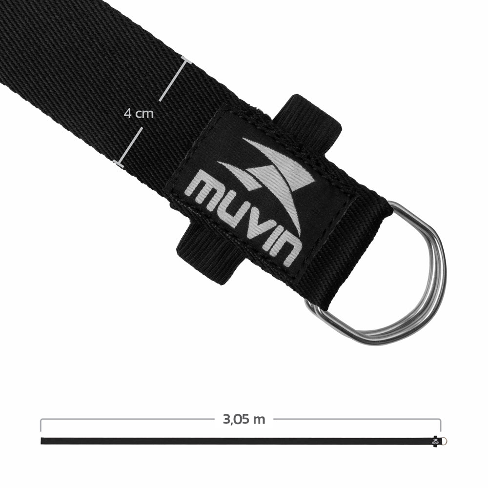 Yoga Strap Muvin Cinto para Alongamento - 305cm