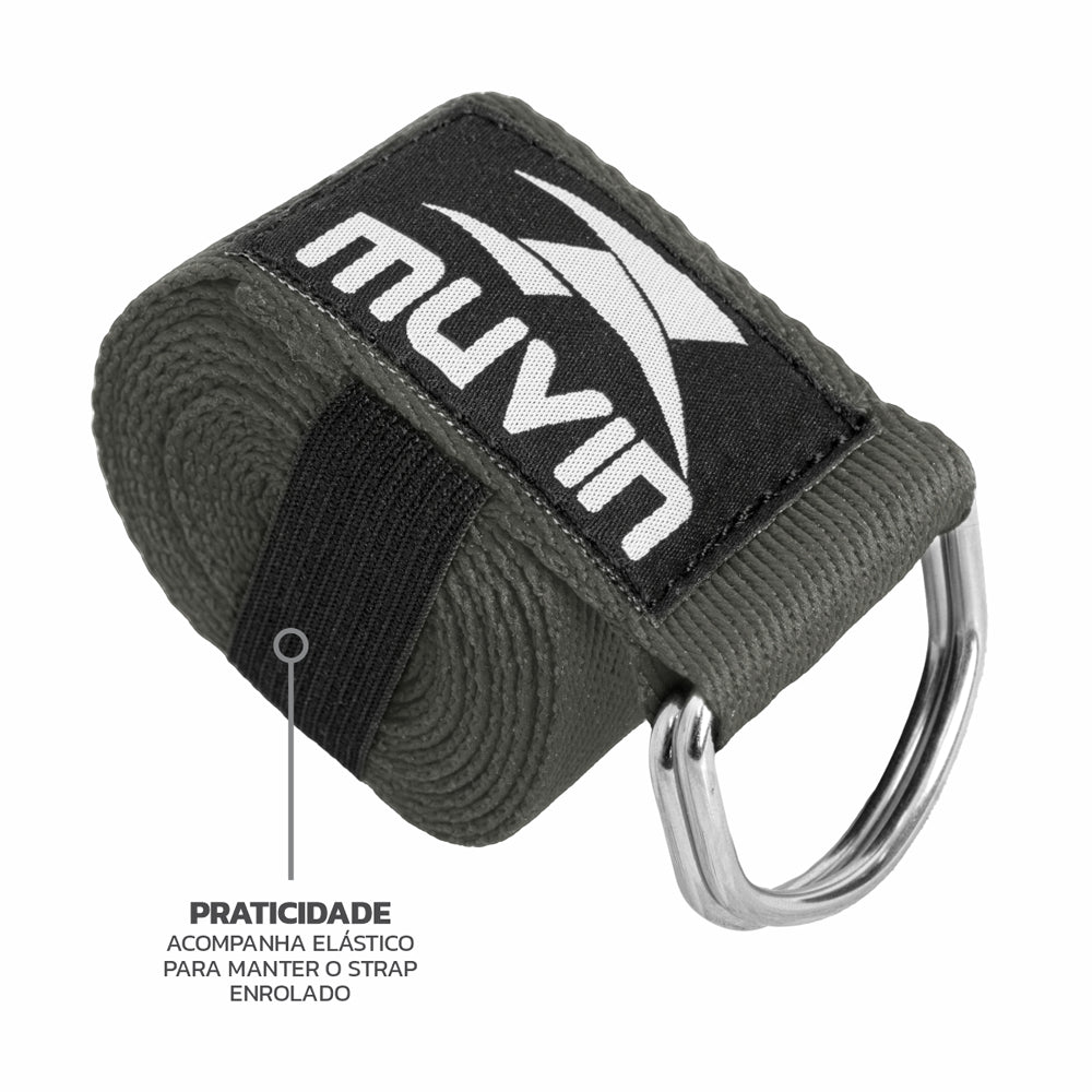 Yoga Strap Muvin Cinto para Alongamento  - 245cm