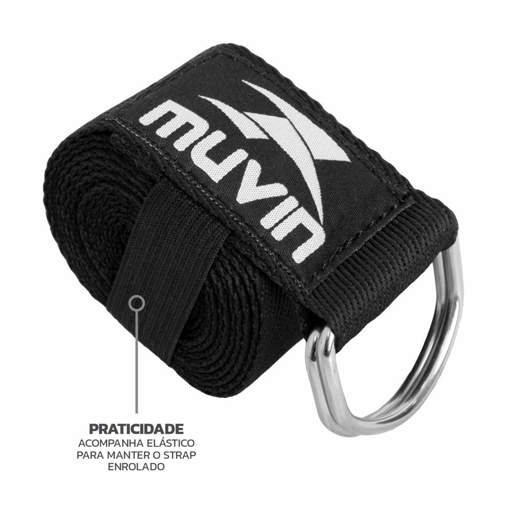 Yoga Strap Muvin Cinto para Alongamento - 305cm