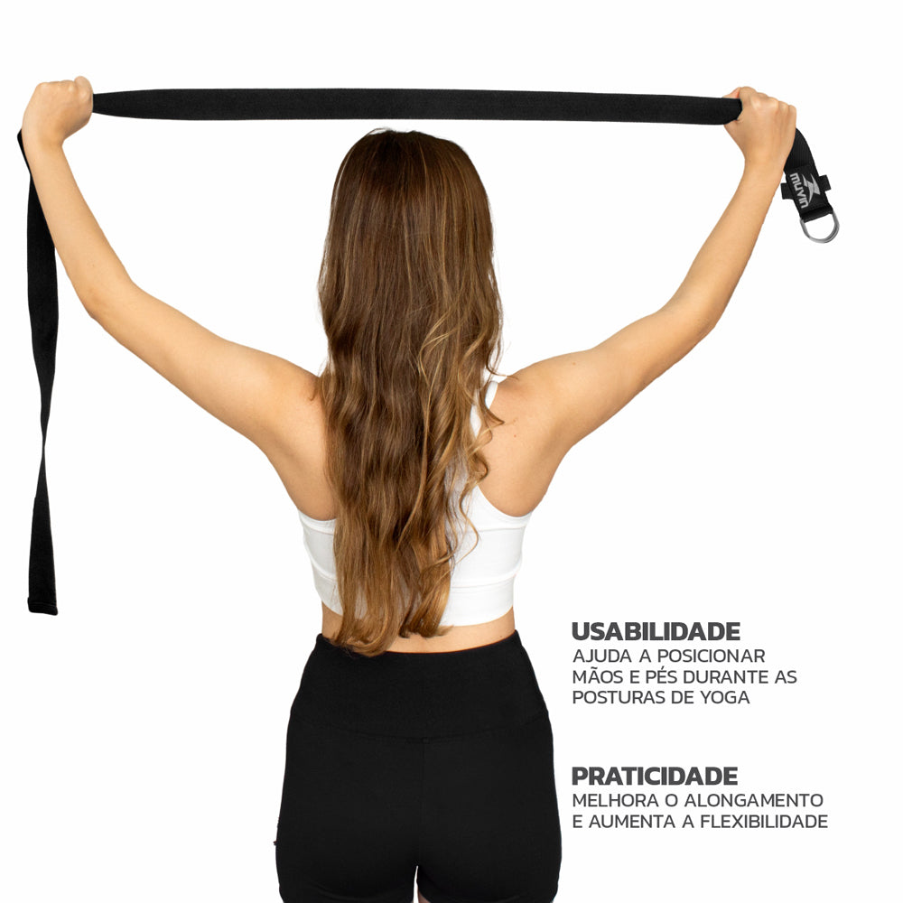 Yoga Strap Muvin Cinto para Alongamento - 305cm