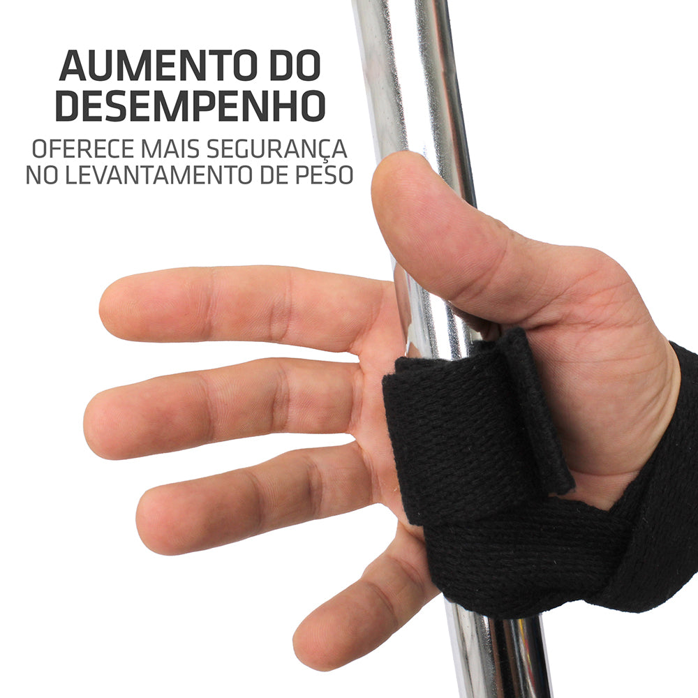 Kit Cinturão de Musculação + Strap de Musculação