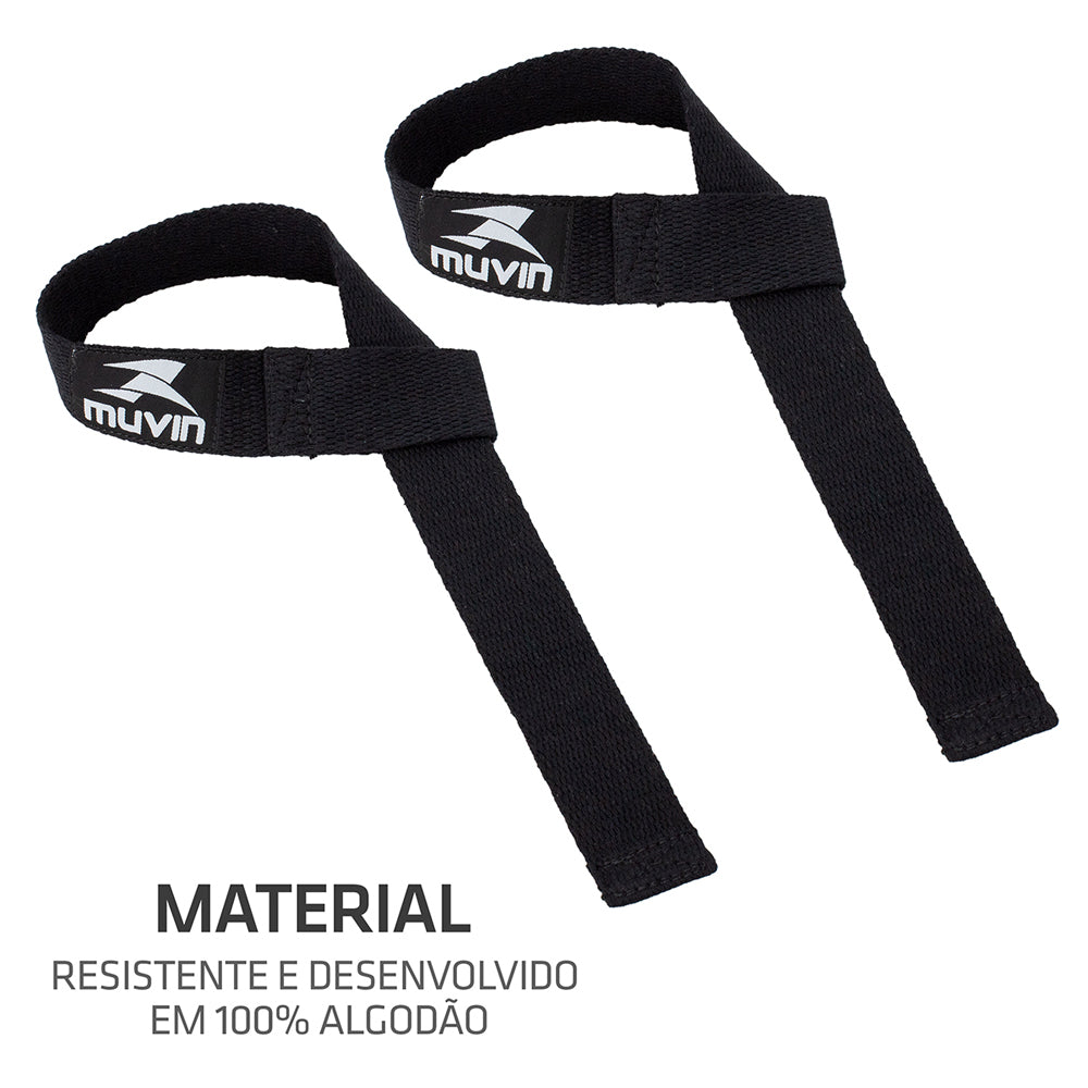 Kit Cinturão de Musculação + Strap de Musculação