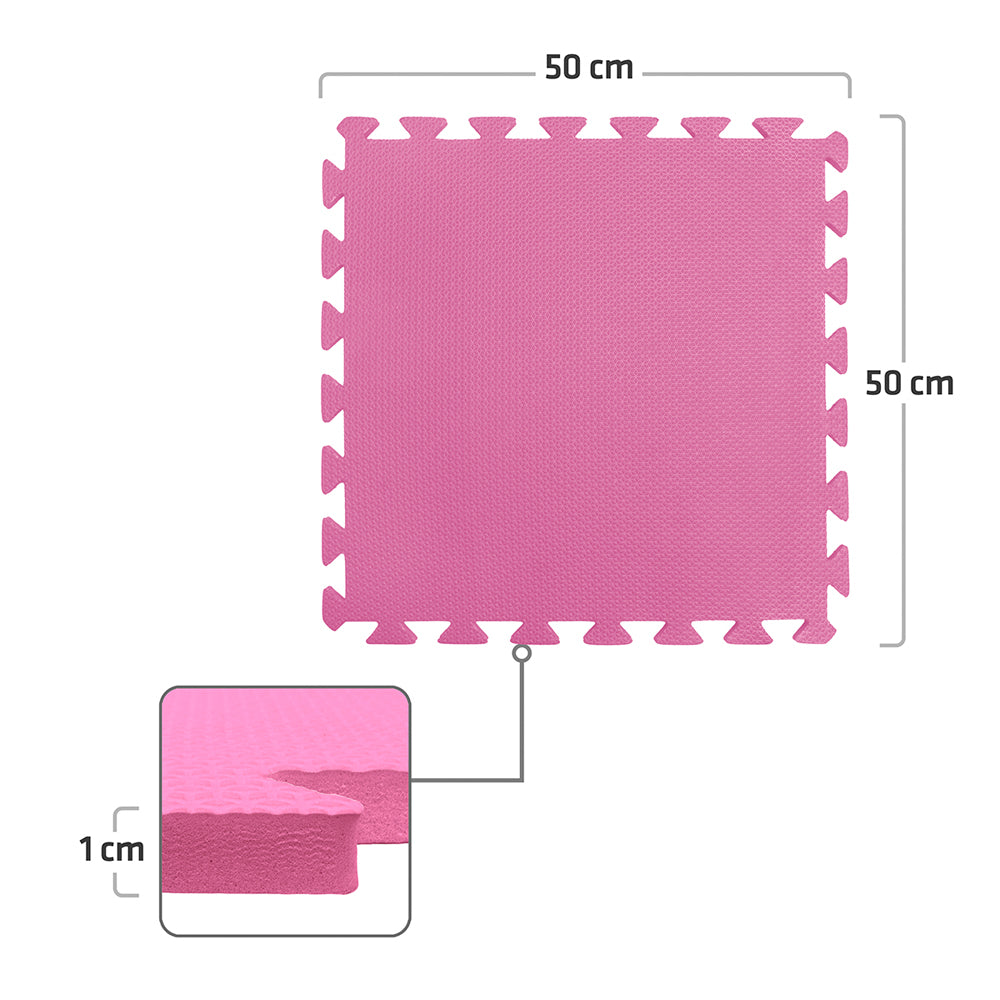 Tapete Fitness de Encaixe Muvin em EVA 4 Peças 50 x 50 cm