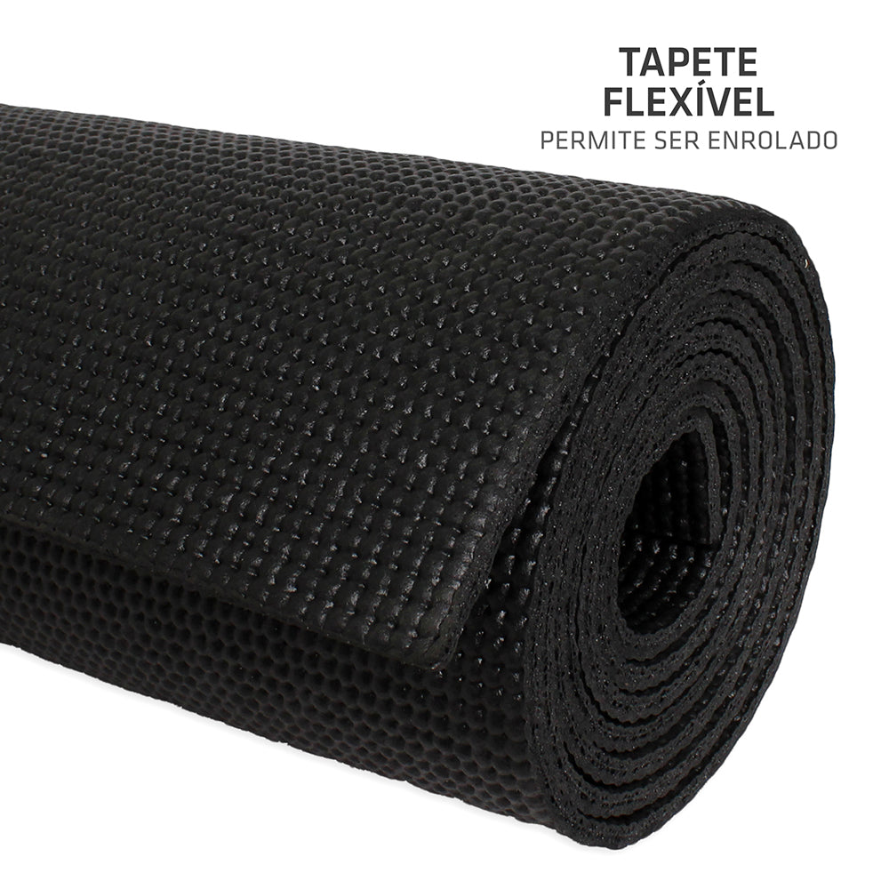 Tapete para Yoga Muvin em PVC 168cm x 61cm  x 4 mm