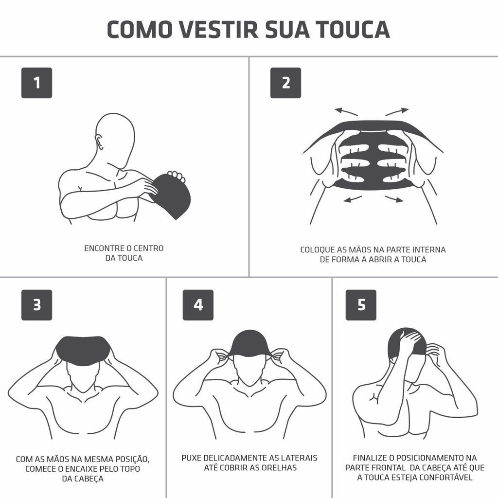 Touca de Natação em Silicone Kid