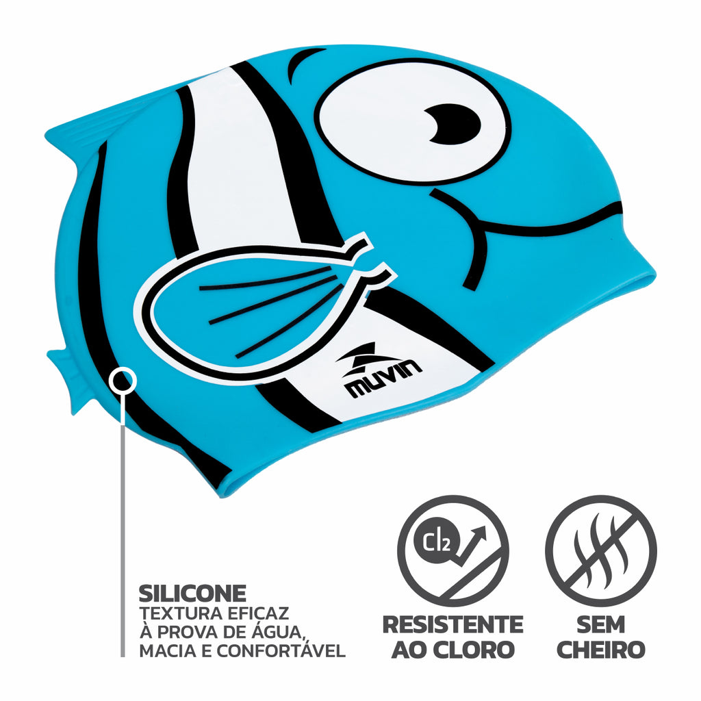 Touca de Natação em Silicone Kid