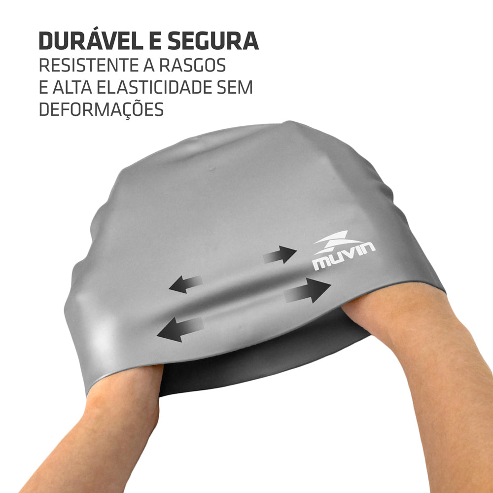 Kit Óculos de Natação Marlin PRO + Touca de Natação em Silicone Standard